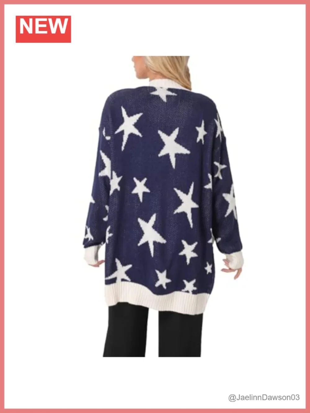 Womens Acrylic Button Loose Cardigan Long Sleeve V-Neck Ribbed Knit